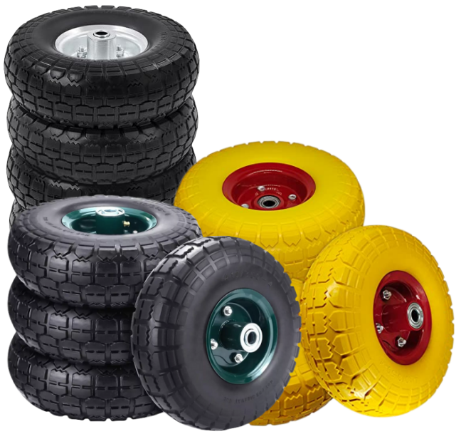 PU WHEELS 10''×4.10/3.50-4